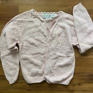 Light Pink Wool Cardigan